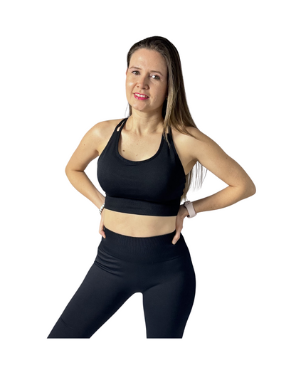 Conjunto deportivo negro - Flare Premium