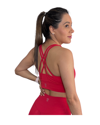 Conjunto deportivo - Cherry Red