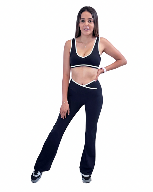 Conjunto deportivo negro - Edge
