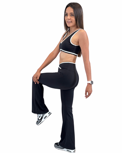 Conjunto deportivo negro - Edge