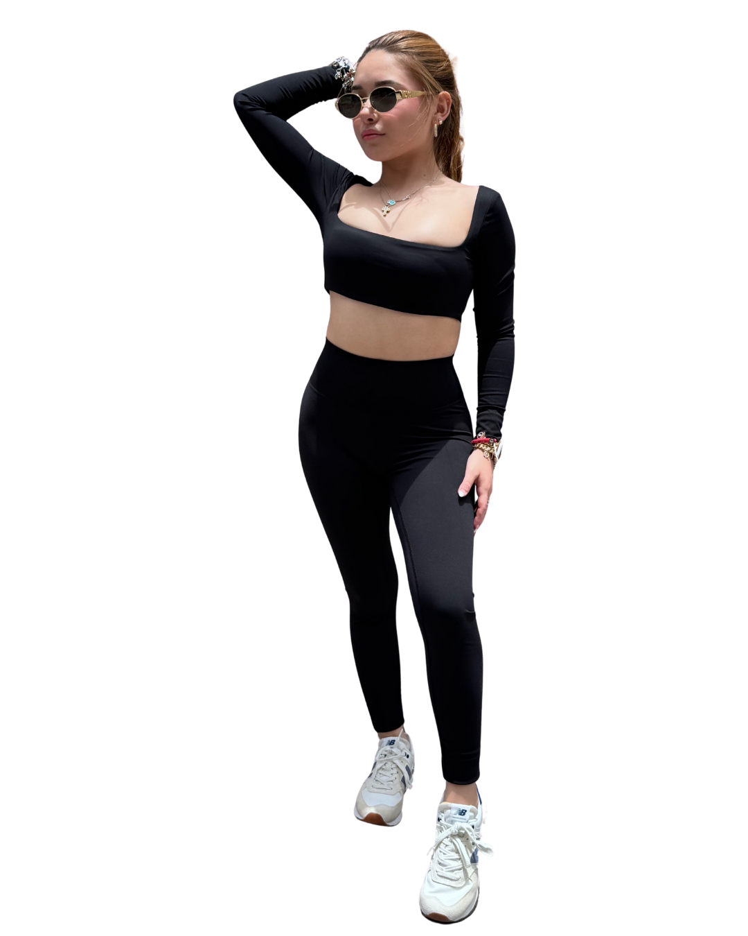 Conjunto deportivo negro manga larga -  Zenit