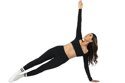 Legging deportivo negro scrunch -  Zenit