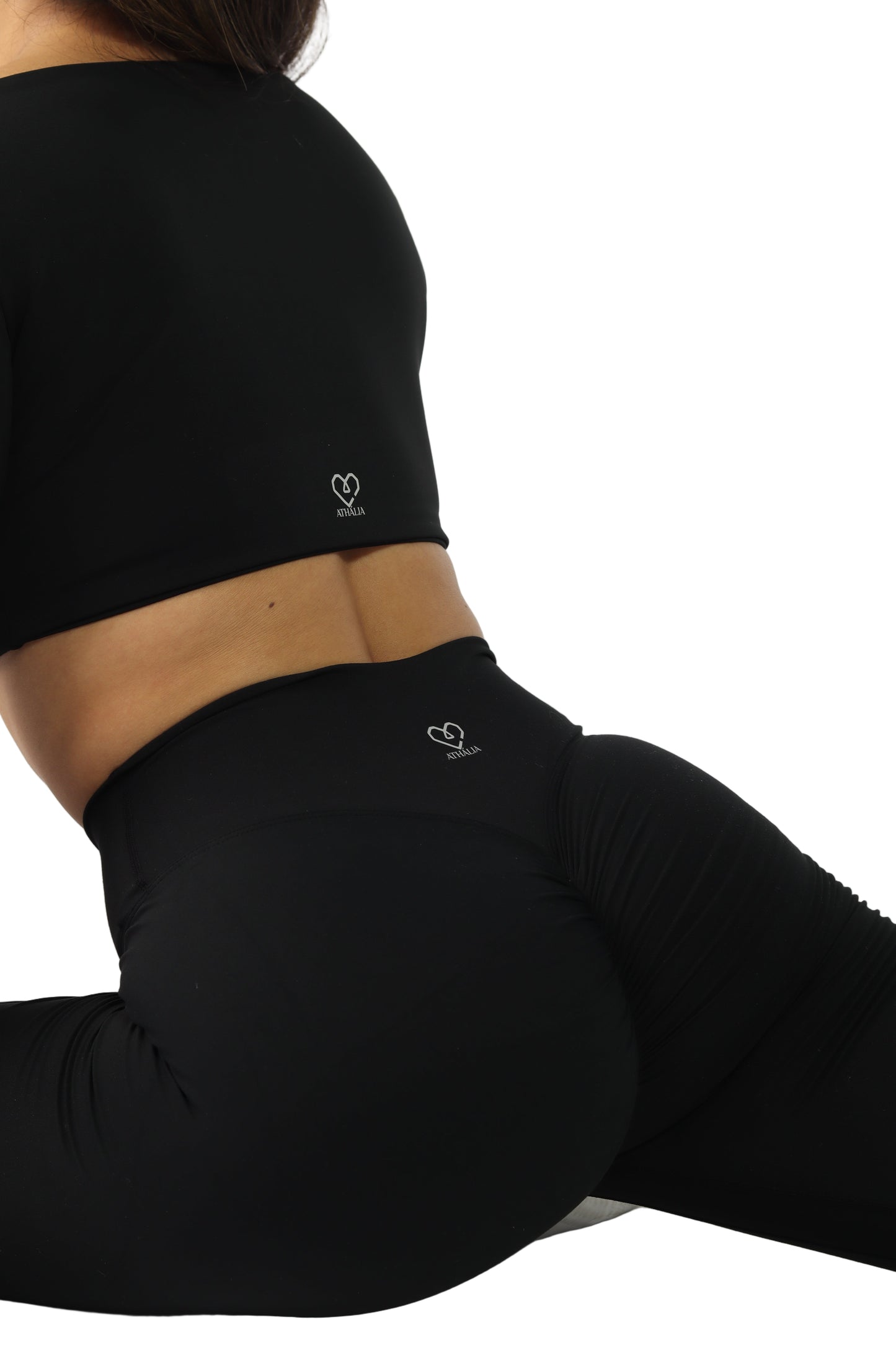 Legging deportivo negro scrunch -  Zenit