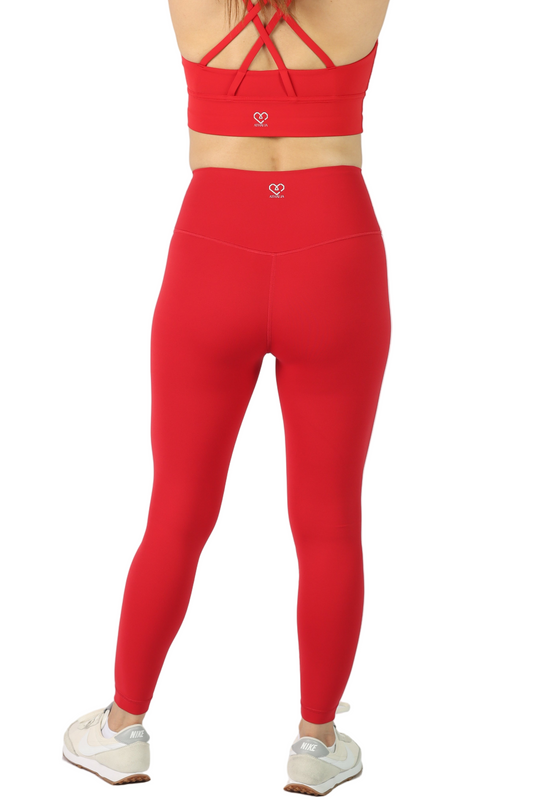 Legging deportivo - Cherry Red
